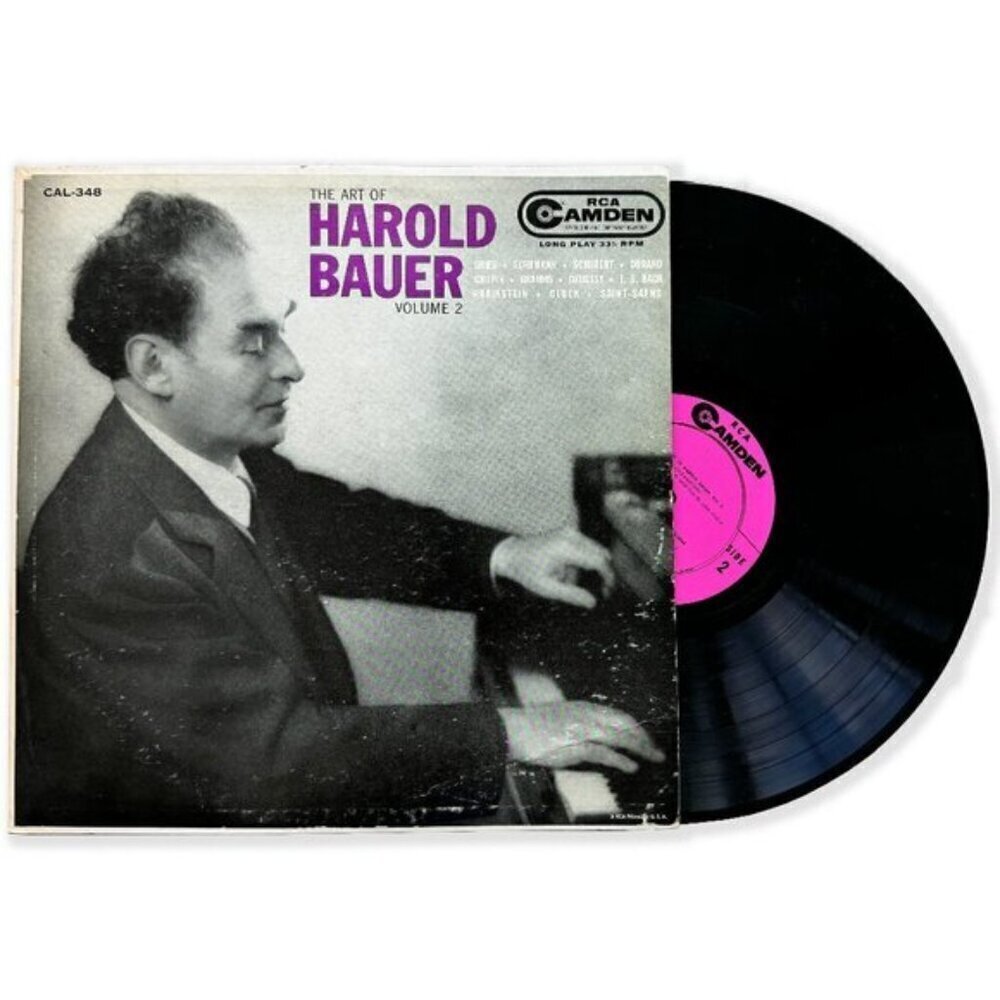 Vintage Classical Vinyl - The Art of Harold Bauer, Volume 2 - RCA Camden Records